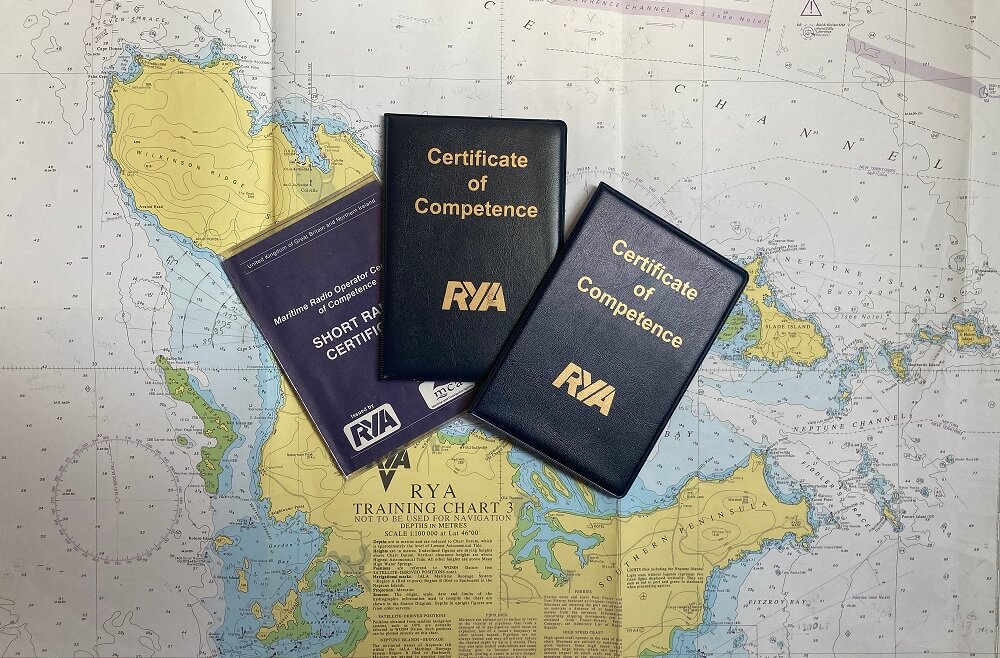 image from RYA Certificates of Competence, Part 1 - Introduction