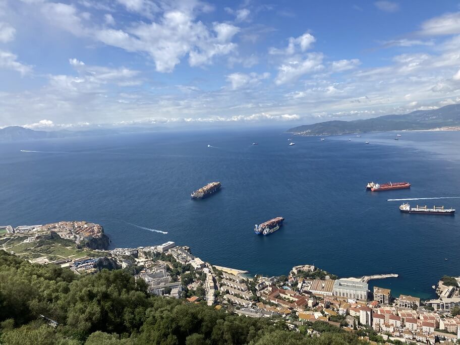 Short hop to La Linea across Gibraltar Strait