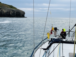 Mile builder in the English Channel via Scilly and Channel islands — sailing photo 178