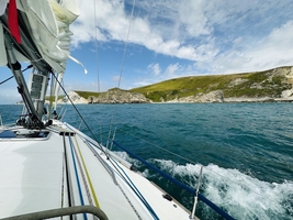 Mile builder in the English Channel via Scilly and Channel islands — sailing photo 169