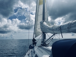 Mile builder in the English Channel via Scilly and Channel islands — sailing photo 68