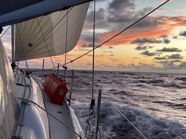 Sailing across the Atlantic Ocean from Atlantic France to the Caribbean — sailing photo 75