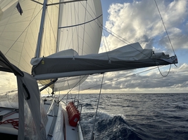 Sailing across the Atlantic Ocean from Atlantic France to the Caribbean — sailing photo 73