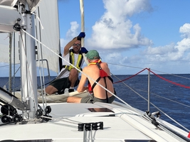 Sailing across the Atlantic Ocean from Atlantic France to the Caribbean — sailing photo 56