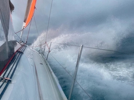Sailing across the Atlantic Ocean from Atlantic France to the Caribbean — sailing photo 152