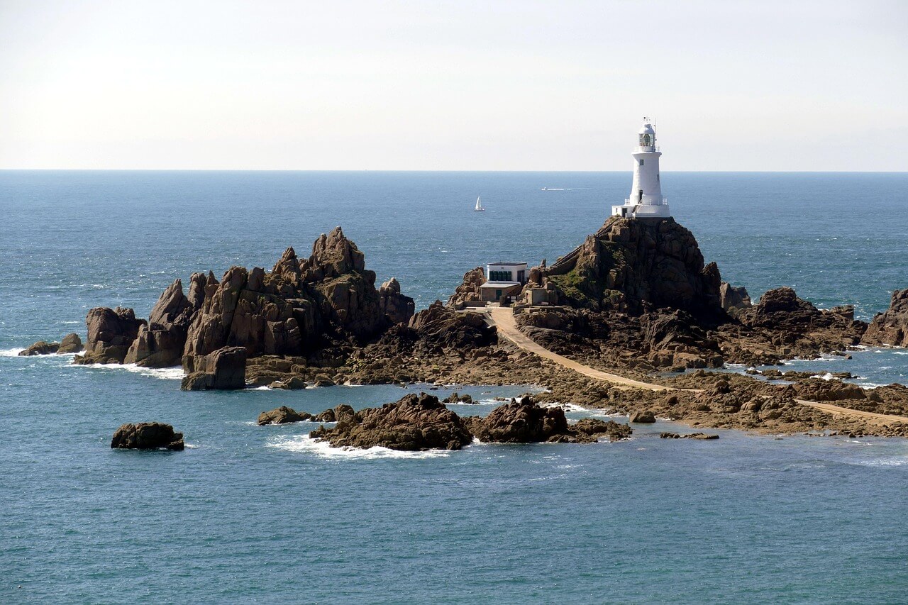 La Corbière lighthouse on Jersey