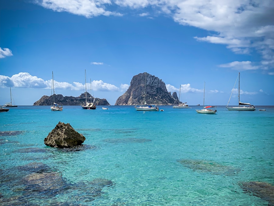 Anchored off Ibiza