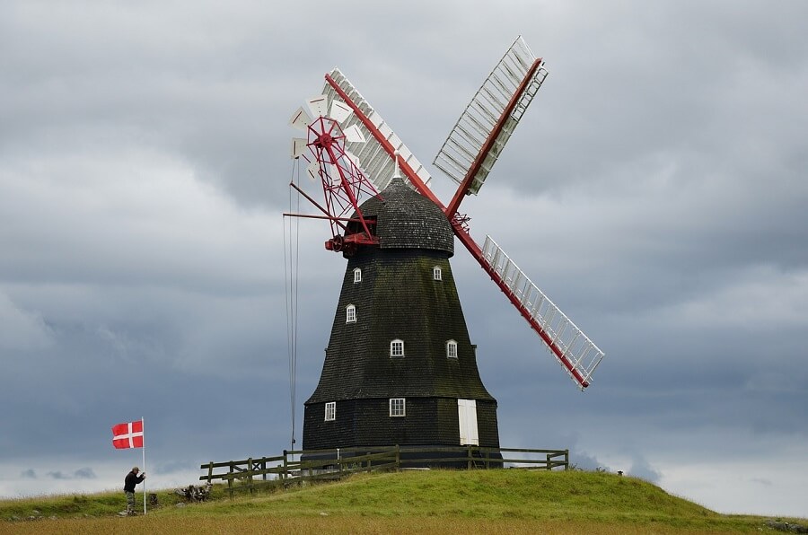 Windmill on Ærø Island