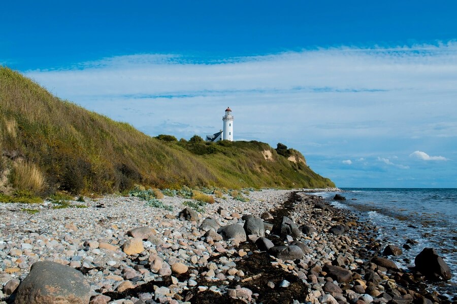 Vesborg lighthouse on Samsø