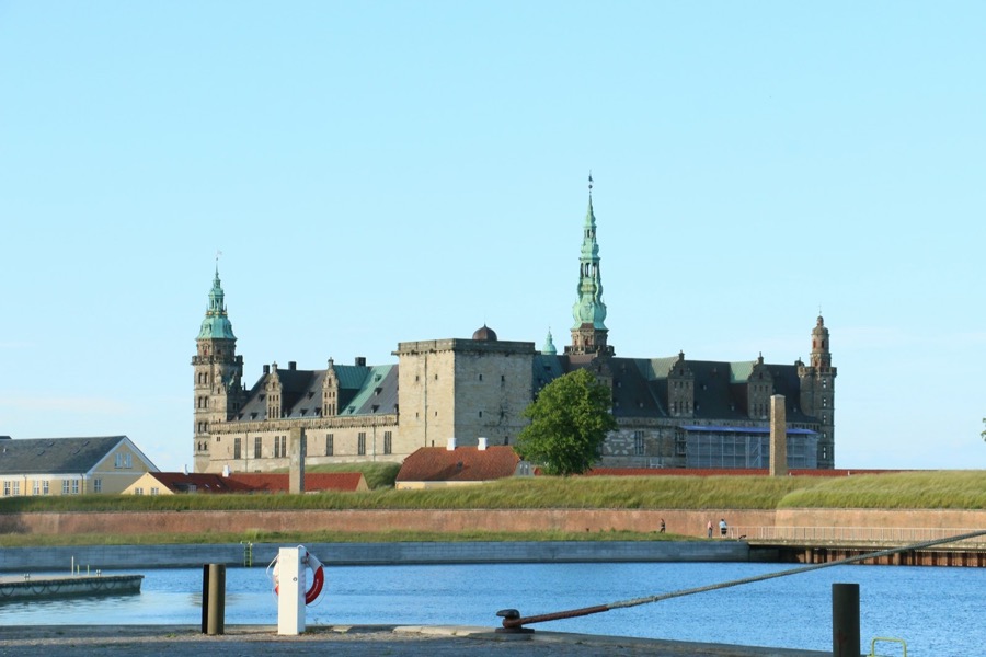 View across the Øresund to Kronborg Castle