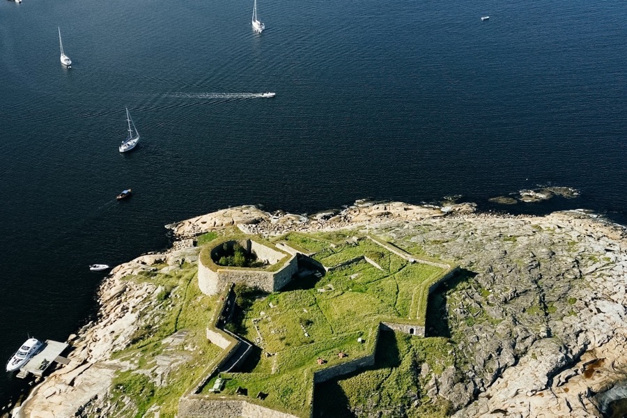 Island fortress in the Oslofjord