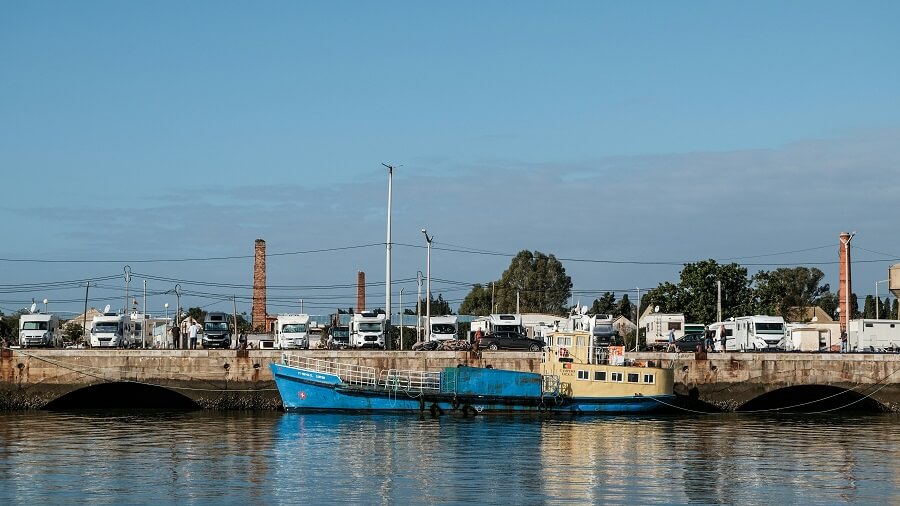 Fishing harbour in Vila Real de Santo Antonio