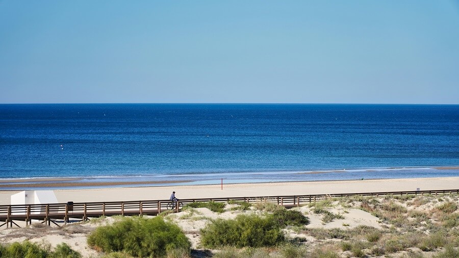 Beach near Vila Real de Santo Antonio